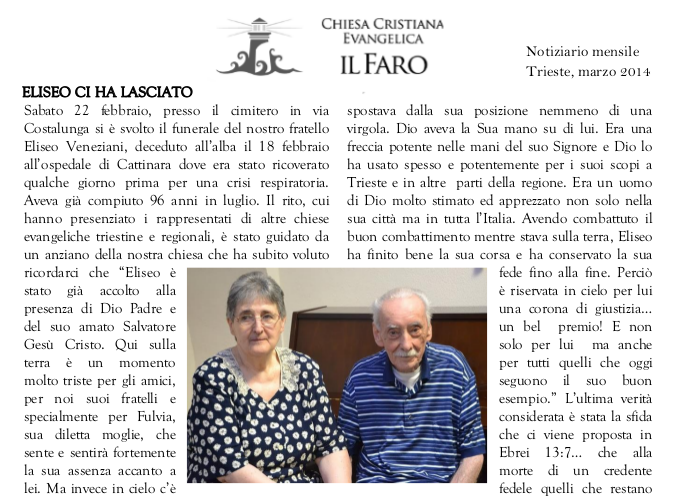 Notiziario mensile – 03.2014