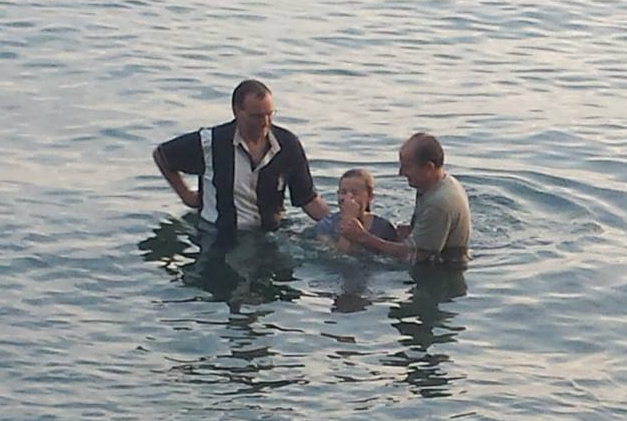 Il battesimo della giovane Claire