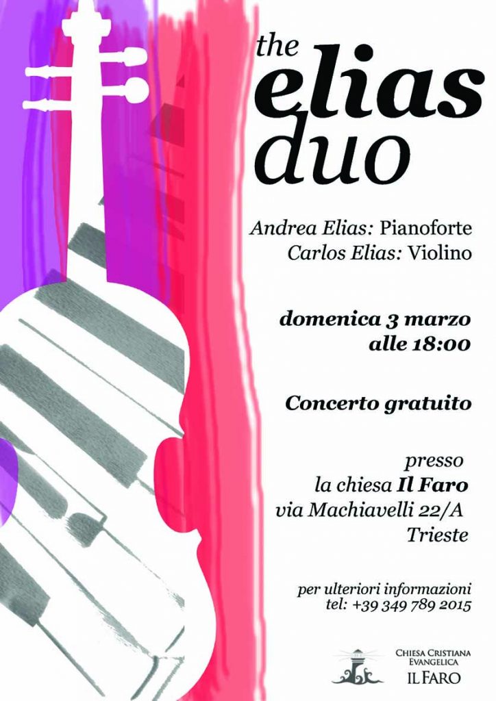 Concerto di Musica Classica e Sacra Domenica 3 Marzo alle 18 ad Il Faro